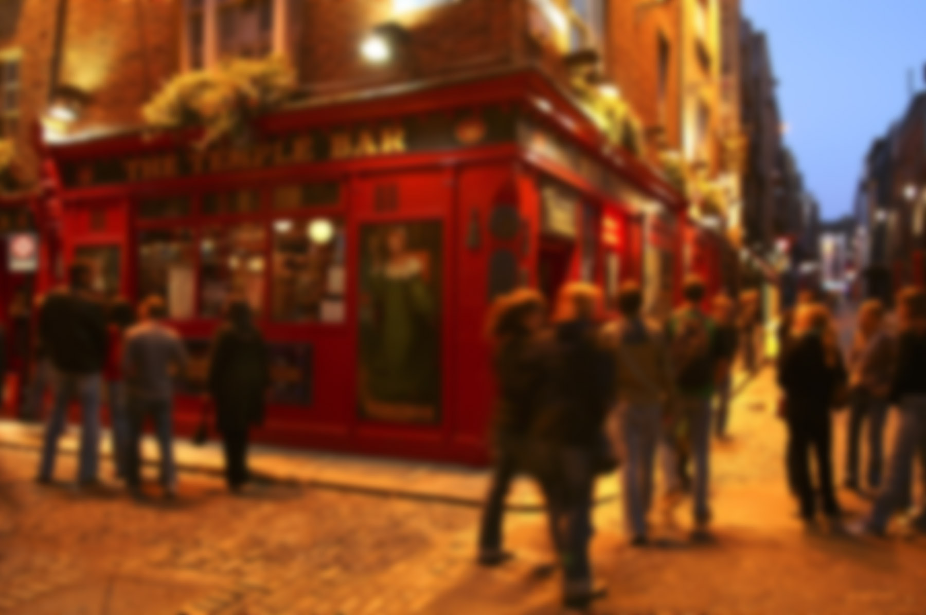 The Temple Bar in Dublin, Ireland (c)Bojan Radin